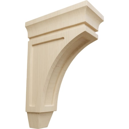 2 3/4W X 5 1/2D X 8H Mini Lucan Wood Corbel, Rubberwood